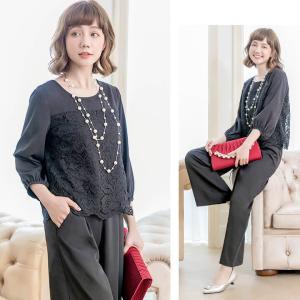 パンツドレス パンツスーツ セットアップ 結婚...の詳細画像5