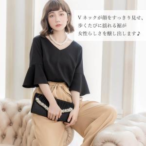 パンツドレス セットアップ スーツ パンツスー...の詳細画像1