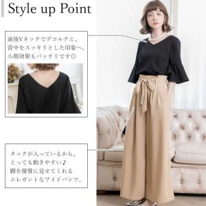 パンツドレス セットアップ スーツ パンツスー...の詳細画像3