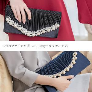 パーティーバッグ 結婚式 バッグ 大きめ 大容...の詳細画像1