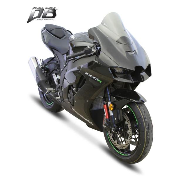 1626502 スクリーン ダブルバブル スモーク ZX-10R/RR 21-23 ZERO GRA...