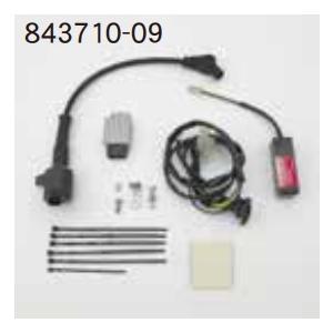 843710-09 スーパーIGコイルKIT シリコンコード付(黒) SR400(RH03J) FI...