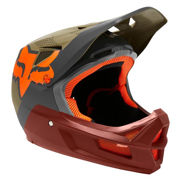 A1384 ＲＡＭＰＡＧＥ　ＣＯＭＰヘルメット Ｌ カモ FOX RACING