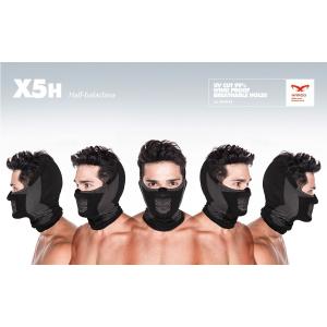 X5H ブラック スポーツマスク 冬用 速乾性...の詳細画像2