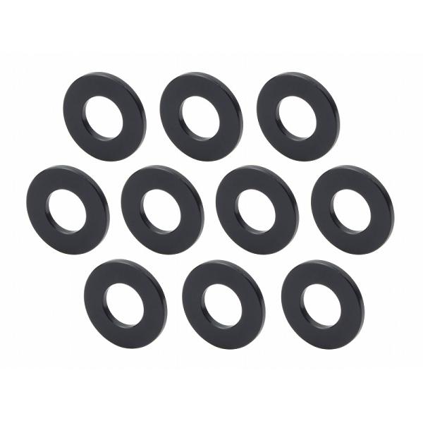 300210-06 メカニックＭ１０ｔ＝２カラー 黒 10PCS POSHフェイス