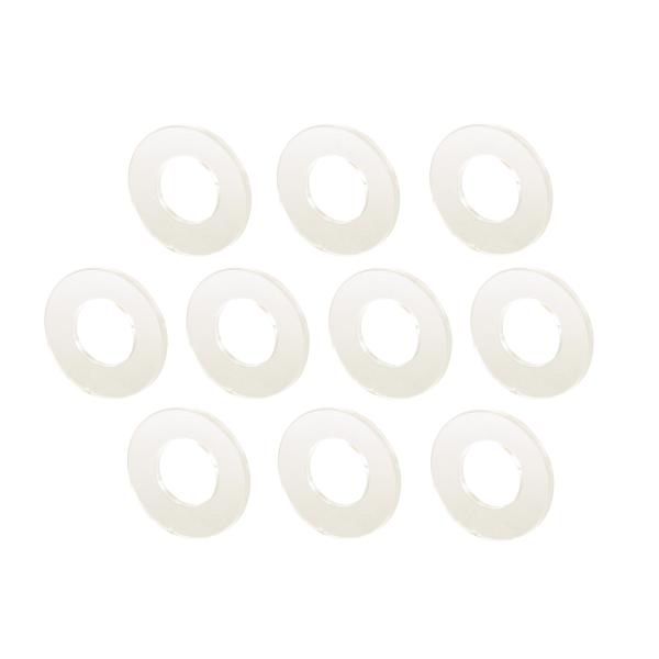 990006 Ｍ６ポリカーボネート平ワッシャー 10PCS/SET POSHフェイス
