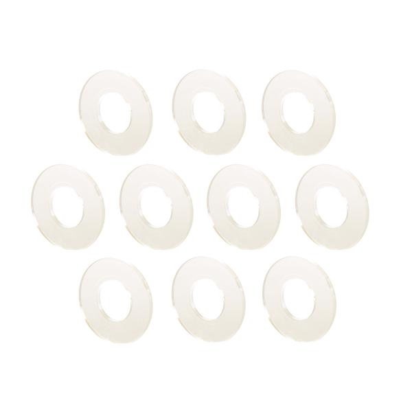 990008 Ｍ８ポリカーボネート平ワッシャー 10PCS/SET POSHフェイス