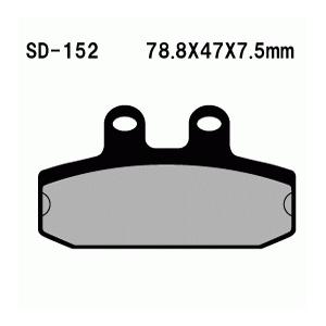 SD-152 19-21 V85TT MOTO-GUZZI レジン系 リア ブレーキパッド べスラ