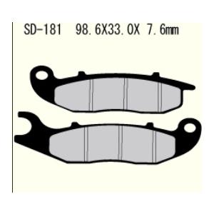 SD-181 19-20 CRF250RDA HONDA レジン系 フロント ブレーキパッド べスラ