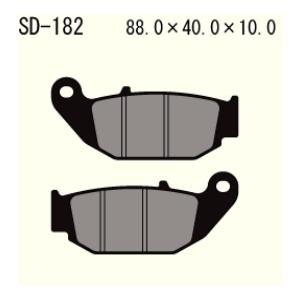 SD-182 19-20 CRF250RDA HONDA レジン系 リア ブレーキパッド べスラ