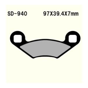 SD-940 12 Sportsman Forest POLARIS レジン系 フロント ブレーキパ...