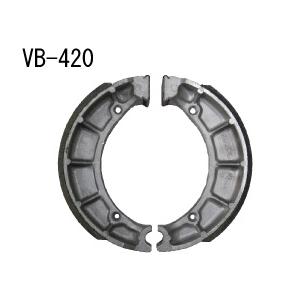 VB-420 ブレーキシュー Kawasaki互換　ベスラ VB-420 W1, W1S, W1SA 69-70 W1S KAWASAKI リア ブレーキシュー べスラ