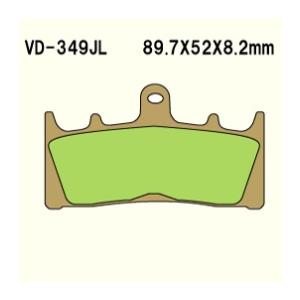 VD-349JL Ninja ZX-12R 00-03 ZX1200 KAWASAKI メタル系 フ...