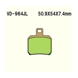 VD-964JL S4R Monster 07-08 S4R DUCATI メタル系 リア ブレーキ...