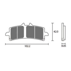 ZRM-B005 ホンダ CBR1000RR SP 2BL-SC77 2017-2019 セラミック...