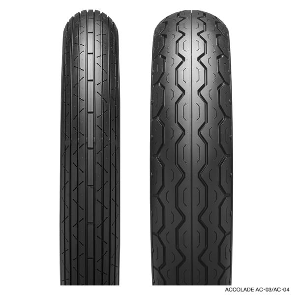 MCS08645 130/80-18 M/C 66H AC04 WT リア専用 バイクタイヤ BRI...