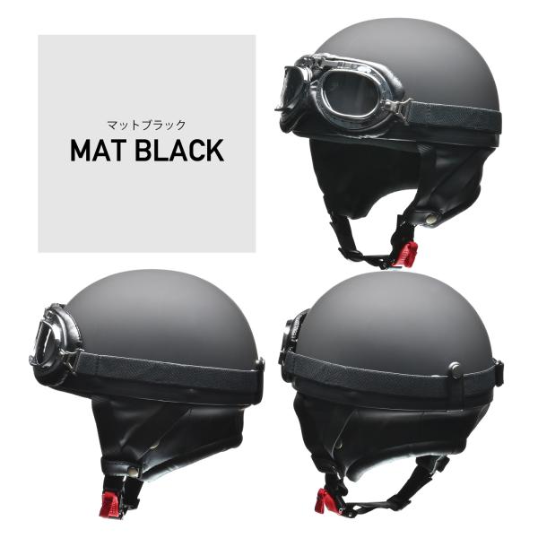 CROSS CR-751 マットブラック LL(61〜62cm未満) ハーフヘルメット 半キャップ ...