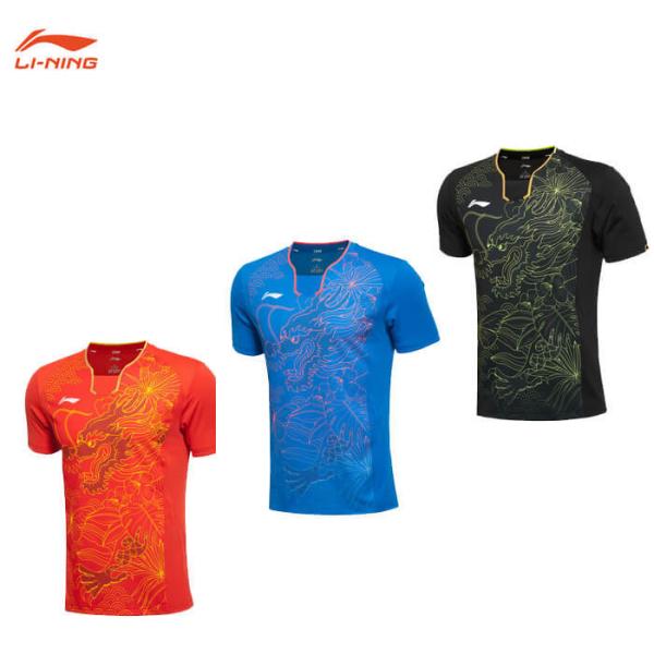 LI-NING AAYM081 ゲームシャツ(ユニ/メンズ) 中国卓球ナショナルチーム リーニン【メ...
