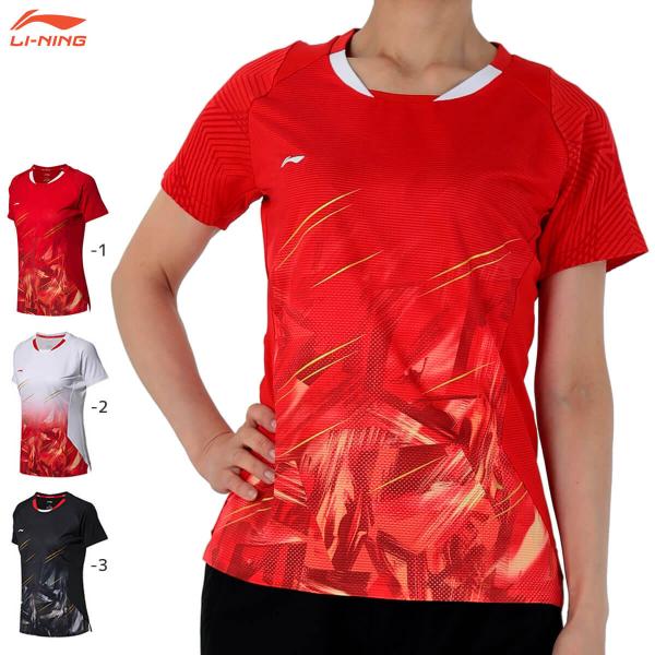 【大特価】LI-NING AAYN104 ゲームシャツ(レディース) バドミントンウェア リーニン【...
