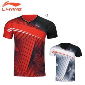 LI-NING AAYS011 ゲームシャツ バドミントンウェア(ユニ/メンズ