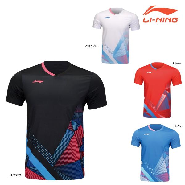 LI-NING AAYU129 ゲームウェア バドミントンウェア(ユニ/メンズ) リーニン【日本バド...