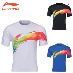 LI-NING ATLR027 渡辺勇大選手 #WQ ロングTシャツ バドミントンウェア