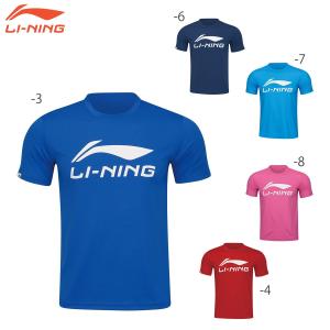 LI-NING LI-NING ATSR469 ロゴTシャツ バドミントンウェア(ユニ