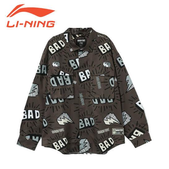 LI-NING ASHR079 BADFIVE 長袖シャツ ウェア(ユニ/メンズ) バスケット リー...