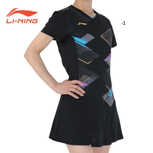 LI-NING ASKU212 ゲームウェア ワンピース バドミントンウェア(レディース) リーニン...