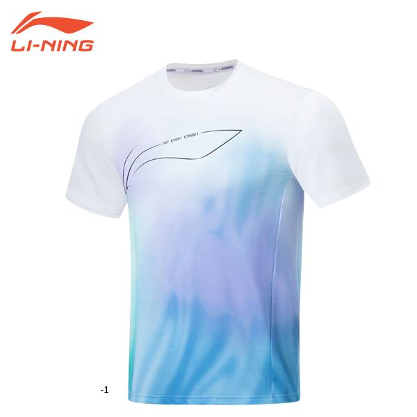 LI-NING ATST341 トレーニングTシャツ ランニング バドミントンウェア(ユニ/メンズ)...