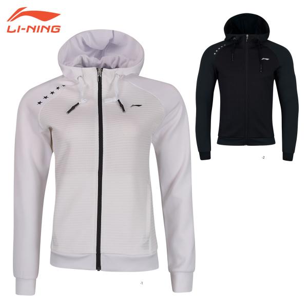 【特価】LI-NING AWDP193 ウォームアップジャケット バドミントンウェア(ユニ/メンズ)...