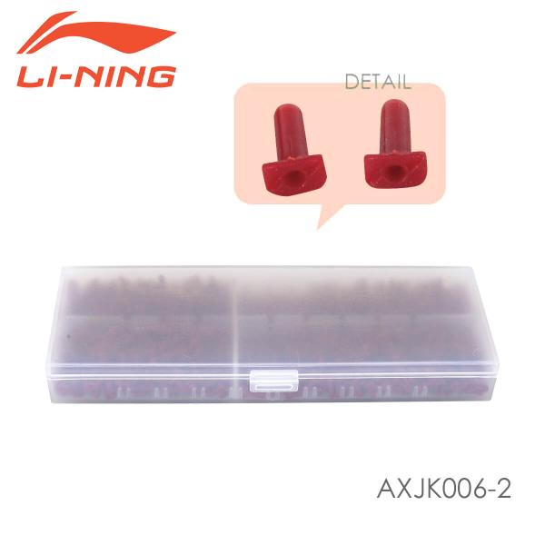 LI-NING AXJK006-2 ハトメセット グロメット(角型レッド) バドミントン リーニン【...