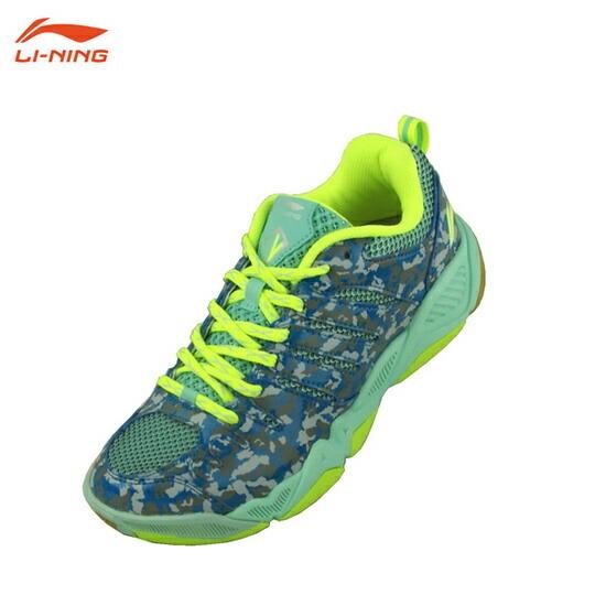 【超特価】LI-NING AYTK078-5 迷彩ブルー(21.5-24.0cm) 超軽量 バドミン...