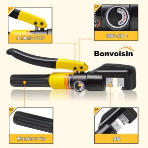 Bonvoisin 油圧式圧着工具 圧着ペンチ...の詳細画像3