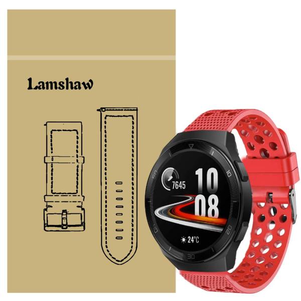 Lamshaw for HUAWEI Watch GT2e バンド, スポーツ シリコン 交換バンド...