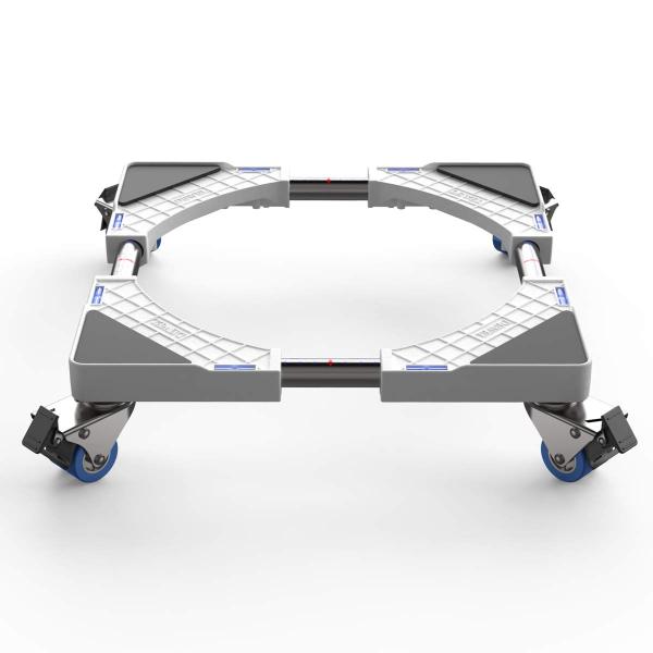 洗濯機 台 DEWEL 冷蔵庫 台 キャスター付き置き台 洗濯機パン 排水パン 引っ越しツール 36...