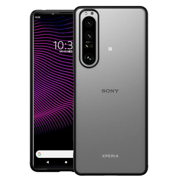 Rhaosoco Xperia 1 III ケース、SO-51B対応 - マット半透明・極薄・耐衝撃...