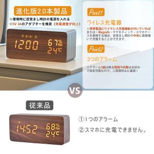Electime 目覚まし時計 置き時計 おし...の詳細画像2