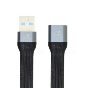 XiwaiUSB3.0タイプAオスから10GbpsUSB3.1タイプAメスエクステンションフラットスリムFPCデータケーブル13cmラップトップおよび