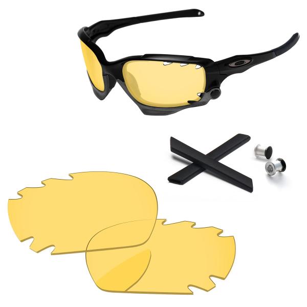 PapaViva 交換レンズとゴムキット For Oakley Jawbone Vented クリス...