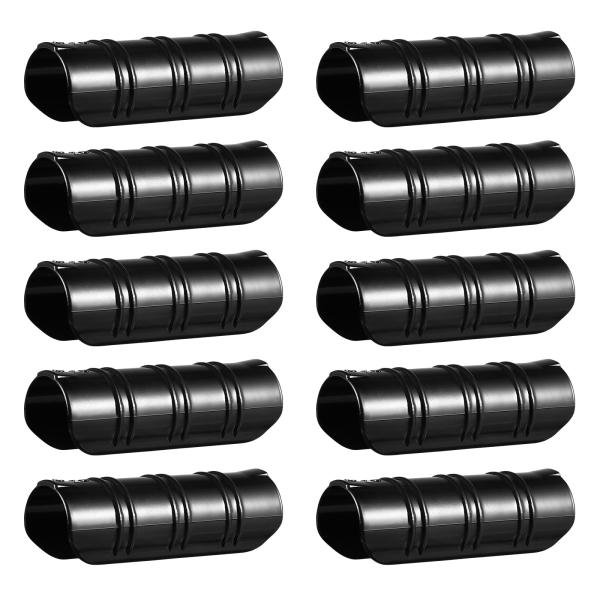 NUOLUX ハウスパッカー ビニールパッカー 30個入り 20mm 黒 パイプハウス用 フィルム留...