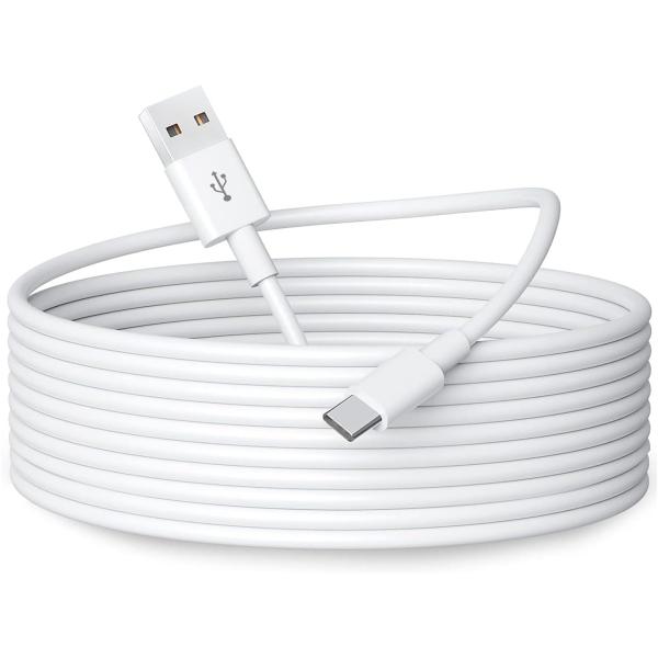 5m USB C電源延長ケーブル、耐久性にUSB A - Type C充電・データ同期コード、ホーム...