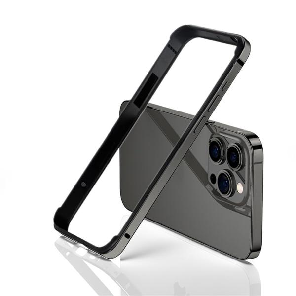 【YMXPY】 iPhone15ProMaxとの互換性あり バンパー アルミ ケース メタル+シリコ...