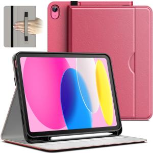 JETech iPad（A16）ケース 第11/10世代（2025/2022モデル）用PUレザー ビジネスフォリオ タブレット保護カバー Pencil
