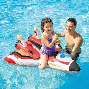 浮き輪 子供用 飛行機 ビッグフロート 水鉄砲...の詳細画像2