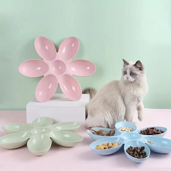 猫餌入れ エサ入れ 多動飼い ねこフードボール 水皿 キャットフード 猫食器 ペット用品 プラスチッ...
