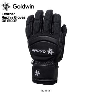 21-22 GOLDWIN（ゴールドウィン）【スキーグローブ/限定】 Leather Racing Gloves（レザーレーシンググローブ）G81300P【スキーグローブ】｜linkfast