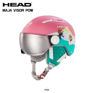 2023-24 HEAD（ヘッド）MAJA Visor POW（マジャバイザーPOW）328163【ジュニアスキーヘルメット/数量限定】｜linkfast