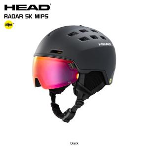 2023-24 HEAD（ヘッド）RADAR 5K MIPS（レイダー5K ミップス）323332【スキーヘルメット/バイザー付/数量限定】｜linkfast