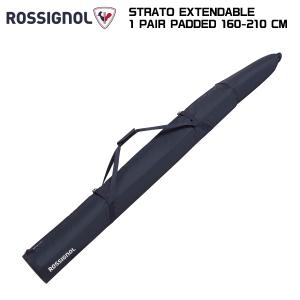 2023-24 ROSSIGNOL（ロシニョール）STRATO EXTENDABLE 1PAIR PADDED 160-210 CM（スキーバッグ1ペア）RKMBG01【1台入れスキーケース/数量限定】｜linkfast